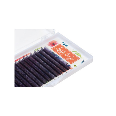 Ресницы Lash&Go микс Омбре Фиолетовый, D 0,07 7-14mm Ресницы Lash&Go микс Омбре Фиолетовый, D 0,07 7-14mm