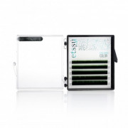 Ресницы Etssu цветные мини микс зеленые,