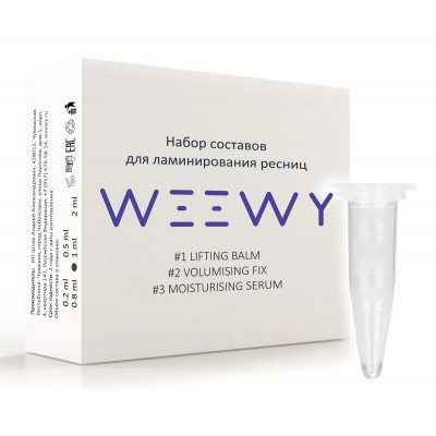 Ламинирование Weewy 1ml., 3 состав Питание Ламинирование Weewy 1ml., 3 состав Питание