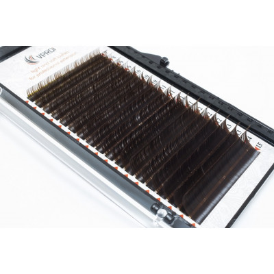 Ресницы Verdi Коричневый mix, C 0,10 Ресницы Verdi Коричневый mix, C 0,10