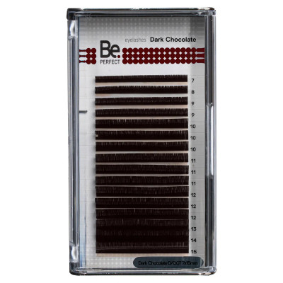 Ресницы Be Perfect Горький Шоколад микс, C 0,07 7-15mm Ресницы Be Perfect Горький Шоколад микс, C 0,07 7-15mm