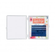 Ресницы Lash&Go мини микс Синий, D 0,07 8-13mm