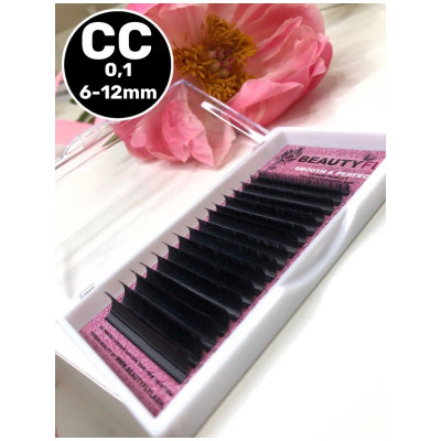 Ресницы Beautyfly (отдельные длины), CC 0,10 6mm Ресницы Beautyfly (отдельные длины), CC 0,10 6mm