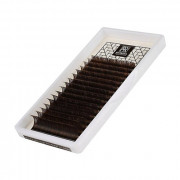 Ресницы Barbara Колорированные Коричневый микс, D 0,07 7-12mm