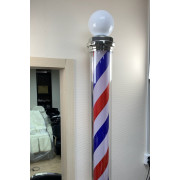 Барбер пол фонарь для барбершопа Barber pole 155 см LP1502