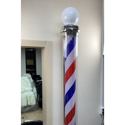 Барбер пол фонарь для барбершопа Barber pole 155 см LP1502 Барбер пол фонарь для барбершопа Barber pole 155 см LP1502