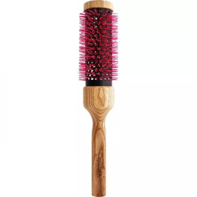 Щетка Tek с квадратной деревянной ручкой для волос Ceramik Antibacteric Oxy, круглая Щетка Tek с квадратной деревянной ручкой для волос Ceramik Antibacteric Oxy, круглая