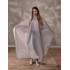 Пеньюар Оксфорд длинный серый Пеньюар Оксфорд длинный серый