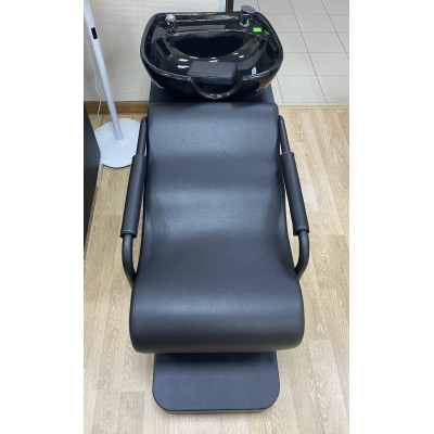 Парикмахерская мойка с креслом 9628 с керамической раковиной Парикмахерская мойка с креслом 9628 с керамической раковиной