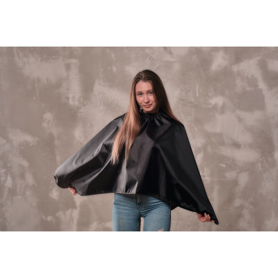 Пеньюар Оксфорд короткий черный Пеньюар Оксфорд короткий черный