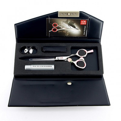 Прямые парикмахерские ножницы TS-255R 5,5" TAYO Duet, с розой Прямые парикмахерские ножницы TS-255R 5,5" TAYO Duet, с розой