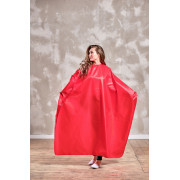 Пеньюар Оксфорд длинный красный