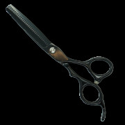 Ножницы парикмахерские черные филировочные 6 дюймов AQW2-630
