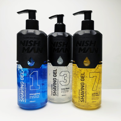 Гель для бритья NISHMAN 07 GOLD ONE 400 мл Гель для бритья NISHMAN 07 GOLD ONE 400 мл