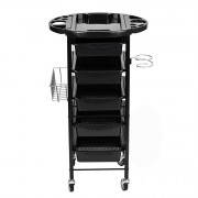 Тележка парикмахерская с одной боковой корзиной B6