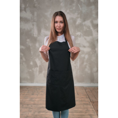 Фартук мастера и парикмахера Медея черный Фартук мастера и парикмахера Медея черный