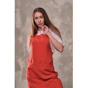 Фартук габардин красный