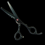 Ножницы парикмахерские черные прямые 6 дюймов AQW2-60