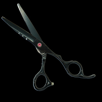 Ножницы парикмахерские черные прямые 6 дюймов AQW2-60 Ножницы парикмахерские черные прямые 6 дюймов AQW2-60