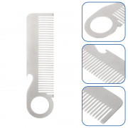 Расческа для бороды DiBiDi металлическая (4866)