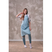 Фартук мастера и парикмахера Медея голубой