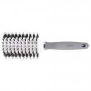 Брашинг для укладки волос щетина+нейлон Olivia Garden EXPERT BLOWOUT VENT Boar&Nylon White&Grey