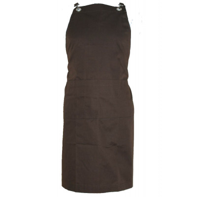 Фартук мастера и парикмахера на люверсах Медея шоколад Фартук мастера и парикмахера на люверсах Медея шоколад