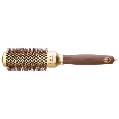 Термобрашинг для укладки волос Olivia Garden EXPERT BLOWOUT SHINE Wavy Bristles Gold&Brown Термобрашинг для укладки волос Olivia Garden EXPERT BLOWOUT SHINE Wavy Bristles Gold&Brown