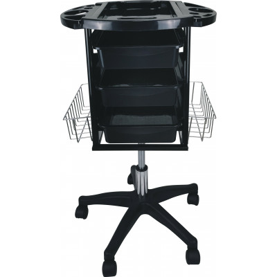 Парикмахерская тележка C6, с боковыми корзинами Парикмахерская тележка C6, с боковыми корзинами