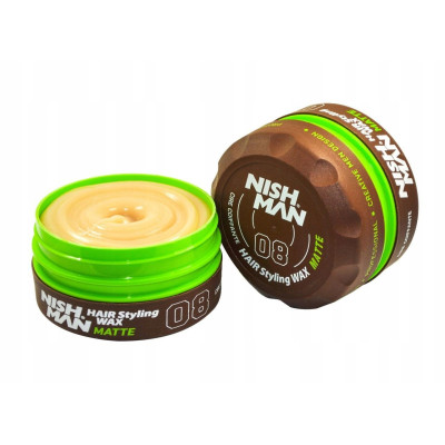 Воск для укладки волос NISHMAN 08 Matte Looking 100 мл Воск для укладки волос NISHMAN 08 Matte Looking 100 мл