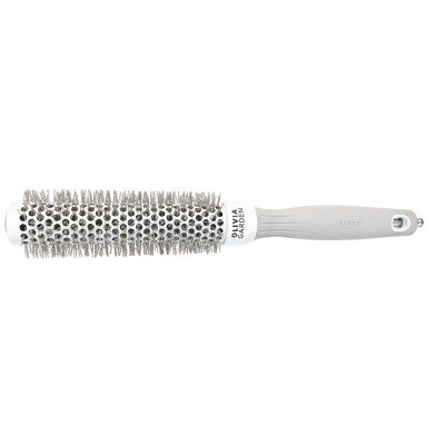 Термобрашинг для укладки волос Olivia Garden EXPERT BLOWOUT SPEED XL Wavy Bristles White&Grey Термобрашинг для укладки волос Olivia Garden EXPERT BLOWOUT SPEED XL Wavy Bristles White&Grey
