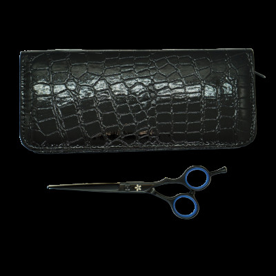 Ножницы парикмахерские черные прямые 6 дюймов AQK6-60B Ножницы парикмахерские черные прямые 6 дюймов AQK6-60B