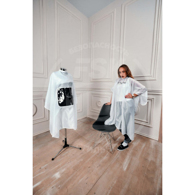 Пеньюар Оксфорд белый с окошком для смартфона Пеньюар Оксфорд белый с окошком для смартфона