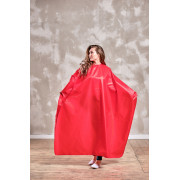 Пеньюар Оксфорд длинный красный