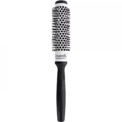 Щетка для волос Tek с серой щетиной Ceramik Antibacteric, круглая Щетка для волос Tek с серой щетиной Ceramik Antibacteric, круглая