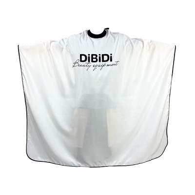 Пеньюар парикмахерский DiBiDi WM1046 с силиконовым воротником, белый Пеньюар парикмахерский DiBiDi WM1046 с силиконовым воротником, белый
