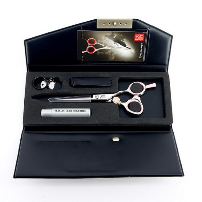 Прямые парикмахерские ножницы TS-255R 5,5" TAYO Duet, с розой Прямые парикмахерские ножницы TS-255R 5,5" TAYO Duet, с розой