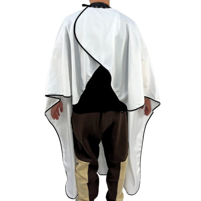 Пеньюар парикмахерский DiBiDi WM1046 с силиконовым воротником, белый Пеньюар парикмахерский DiBiDi WM1046 с силиконовым воротником, белый