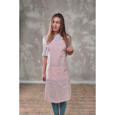 Фартук мастера и парикмахера Медея розовый Фартук мастера и парикмахера Медея розовый