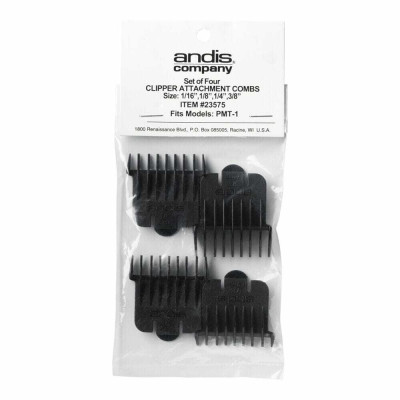 Набор насадок Andis 23575 для RT-1, D4-D (T-нож), 4 насадки: 1,5мм, 3мм, 6мм, 10 мм Набор насадок Andis 23575 для RT-1, D4-D (T-нож), 4 насадки: 1,5мм, 3мм, 6мм, 10 мм