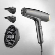 Профессиональный фен BaByliss PRO BAB8550E Falco Grey&Gold