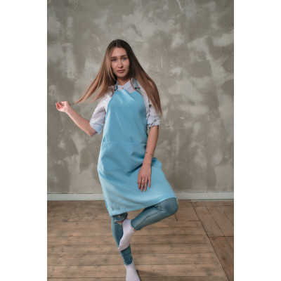 Фартук габардин голубой Фартук габардин голубой