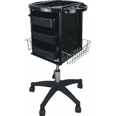 Парикмахерская тележка C6, с боковыми корзинами Парикмахерская тележка C6, с боковыми корзинами