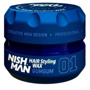 Воск для укладки волос NISHMAN 01 Gumgum 150 мл