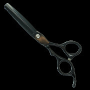 Ножницы парикмахерские черные филировочные 6 дюймов AQW2-630