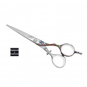 Прямые парикмахерские ножницы Jaguar FREAK 5.0 прямые WHITE LINE (45250-12)