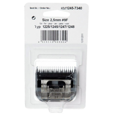 Ножевой блок Moser 2,5мм 9F, 1245-7340 Ножевой блок Moser 2,5мм 9F, 1245-7340