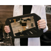 Зеркало барбера прямоугольное парикмахерское с ручками