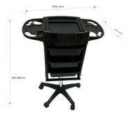 Парикмахерская тележка С8 с боковыми корзинами