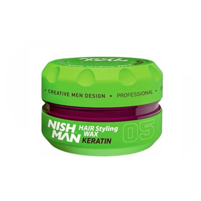 Воск для укладки волос Nishman 05 Keratin 100 мл Воск для укладки волос Nishman 05 Keratin 100 мл